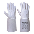 TIG Welders 85 Grain Leather Gauntlet Grey A520