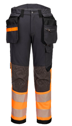 Hi-Vis Stretch Detachable Holster Class 1 Trousers EV442 - EV4