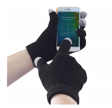 Touchscreen Knit Glove Black GL16