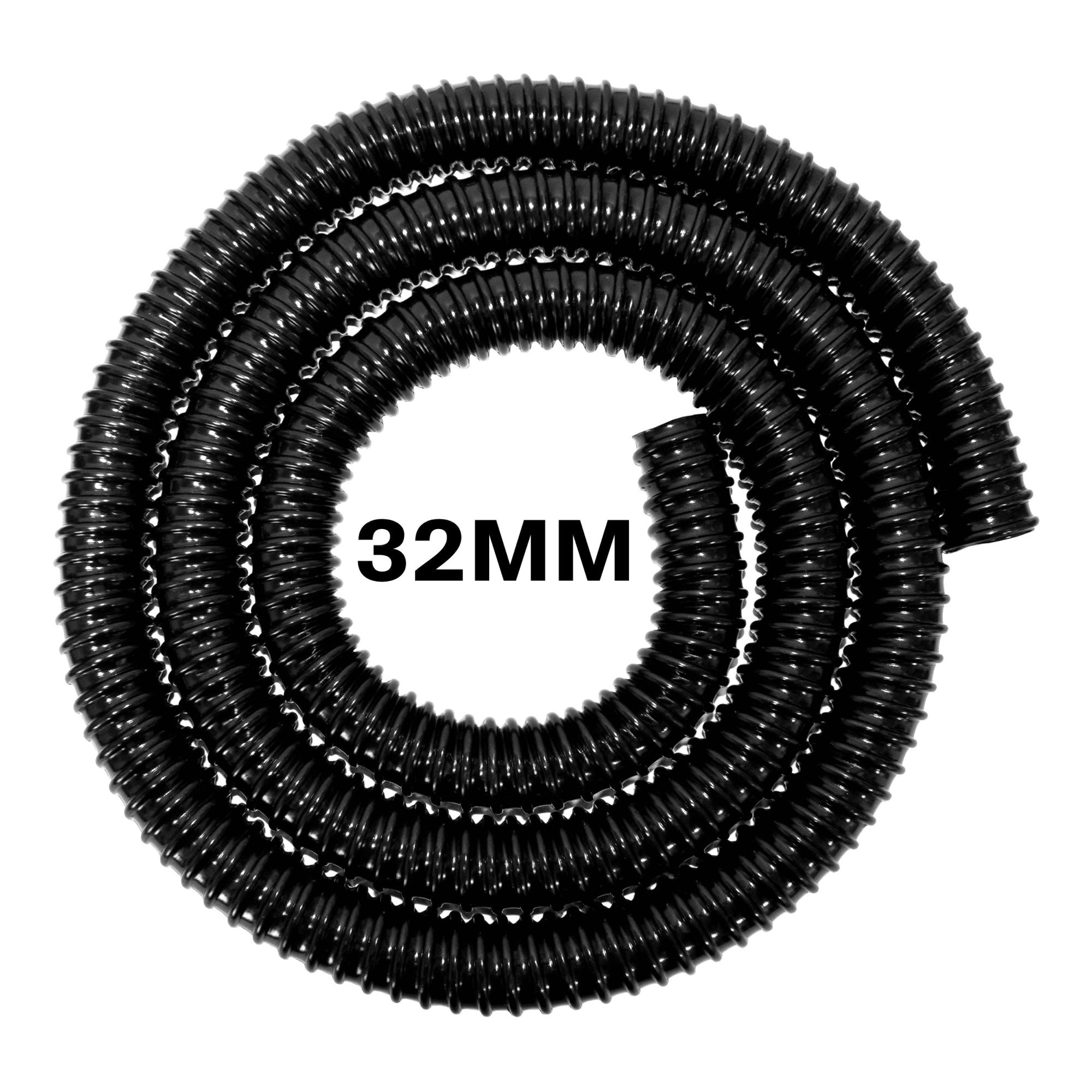 Corrugated Pipe 1.25" (32mm) with 2 x Double Wire Clips Set-3