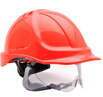 PW55 Endurance Visor Helmet Red