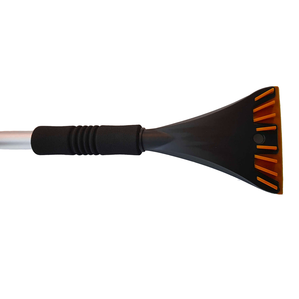 Telescopic Snow Brush + Ice Scraper Orange-3